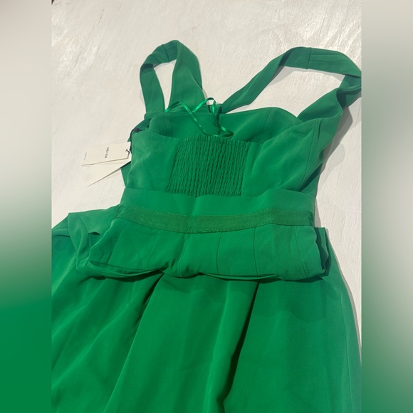 ME+EM Green 2-In-1 Wide-Leg Jumpsuit + Bandeau in Modern Crepe NWT - Picture 8 of 10